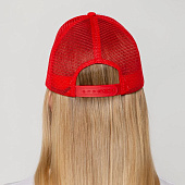 Бейсболка Sunbreaker, красная с белым