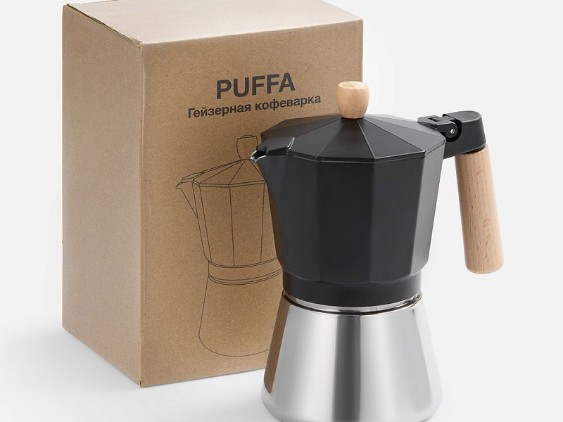 Гейзерная кофеварка Puffa
