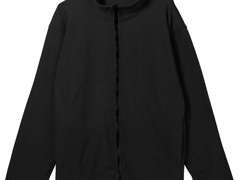 Куртка флисовая унисекс Manakin, черная