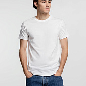 Футболка унисекс T-Bolka 160, белая (теплый оттенок)