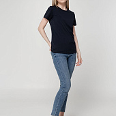 Футболка женская T-bolka Lady, темно-синяя