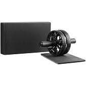 Ролик для пресса с ковриком Presswork, черный