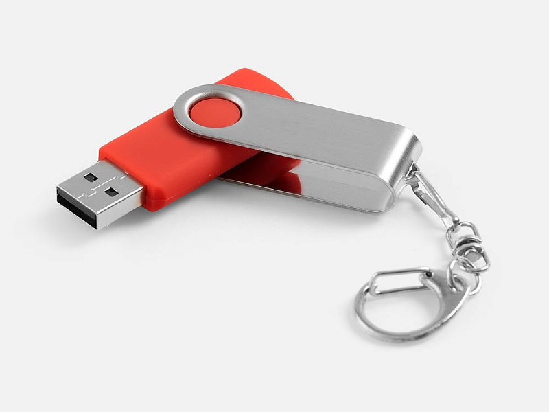 Флешка Twist, красная, 16 Гб