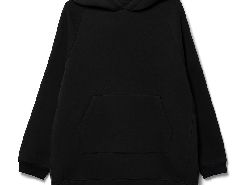 Худи унисекс оверсайз Easy Street, черное