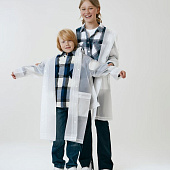 Дождевик детский RainDrop Kids, белый