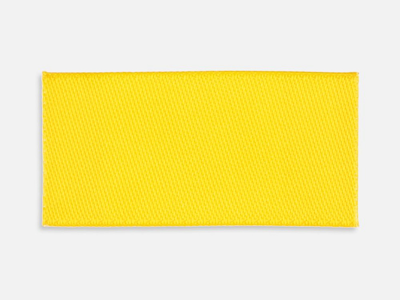 Лейбл тканевый Epsilon, XXS, желтый