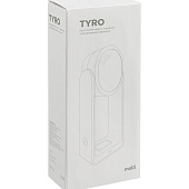 Настольная лампа с зеркалом и беспроводной зарядкой Tyro, белая