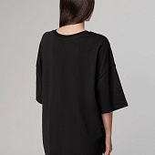 Футболка унисекс оверсайз Crosstown, черная