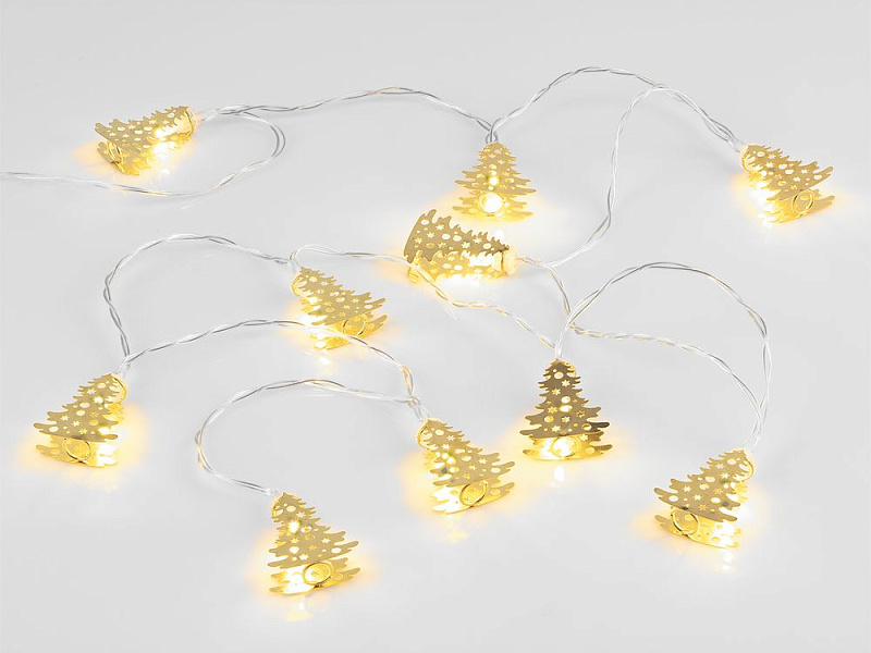 Светодиодная гирлянда Golden Lights, золотистая