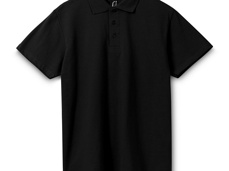 Рубашка поло мужская Spring 210, черная