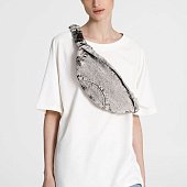 Поясная сумка W6, серая