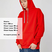 Толстовка с капюшоном Unit Kirenga Heavy, красная