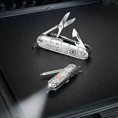 Офицерский нож Huntsman 91, прозрачный серебристый