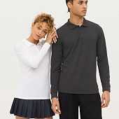 Рубашка поло мужская с длинным рукавом Perfect LSL Men, зеленое яблоко