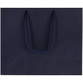 Пакет бумажный Porta S, горизонтальный, темно-синий