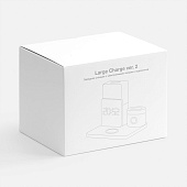 Зарядная станция с часами и подсветкой Large Charge ver.2, серая