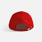 Бейсболка Long Beach, красная с белым