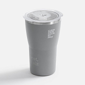Термостакан Sapporo без логотипа, серый