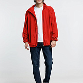 Куртка флисовая унисекс Fliska, красная