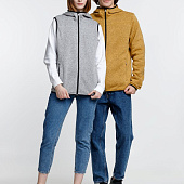 Жилет с капюшоном унисекс Gotland, серый