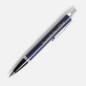 Ручка шариковая Parker IM Core Matte Blue CT, темно-синяя с черным