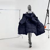 Пуховик унисекс Kapsula, черный