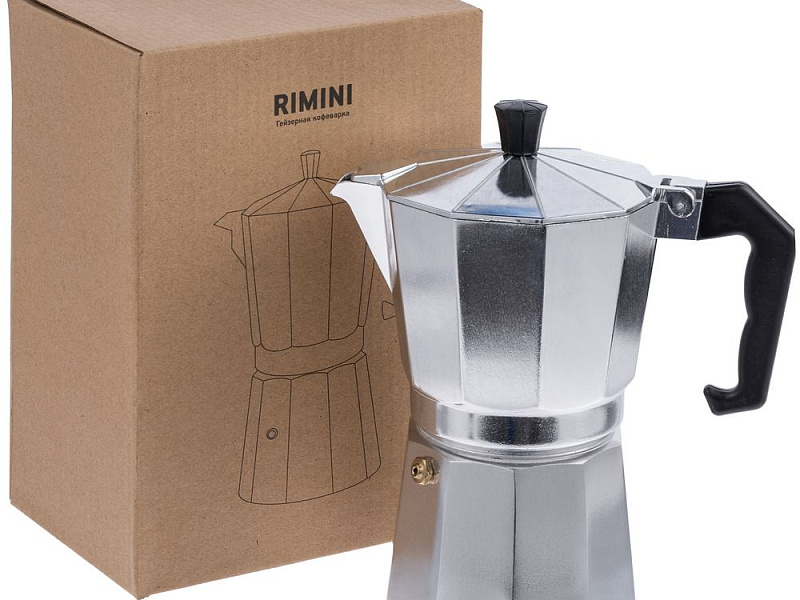 Гейзерная кофеварка Rimini, в коробке