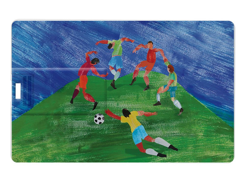 Флешка «Футбол via Матисс», 8 Гб, белая