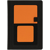 Ежедневник Mobile на заказ, недатированный, черно-оранжевый