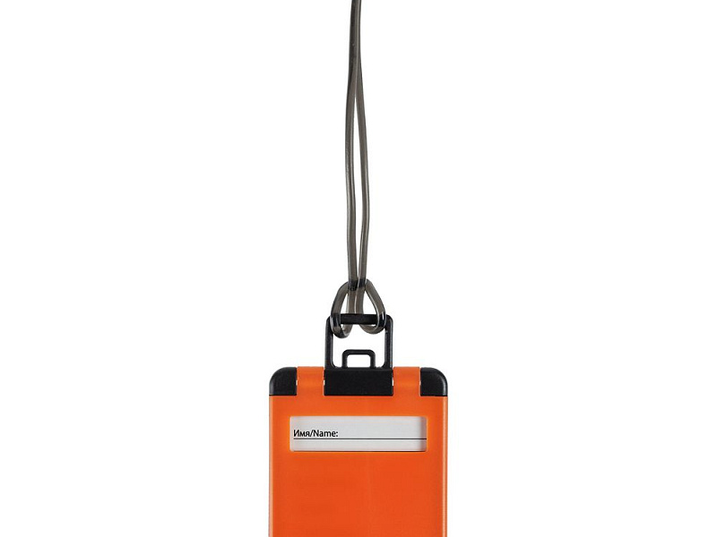 Бирка для багажа Trolley, оранжевая