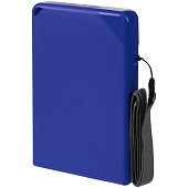 Плоская бутылка для воды Flacon, синяя