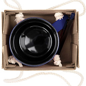 Набор Color Block: кружка и ручка, синий с черный