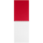 Блокнот Dali в клетку, красный