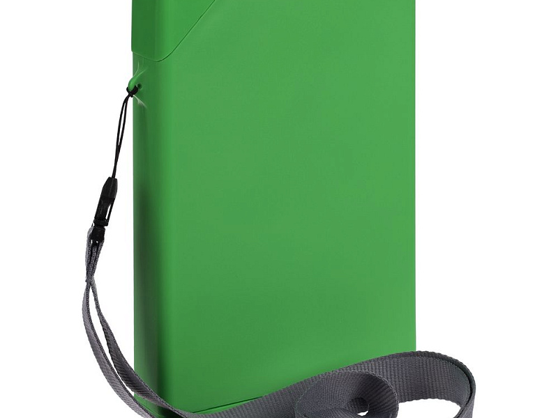 Плоская бутылка для воды Flacon, зеленая