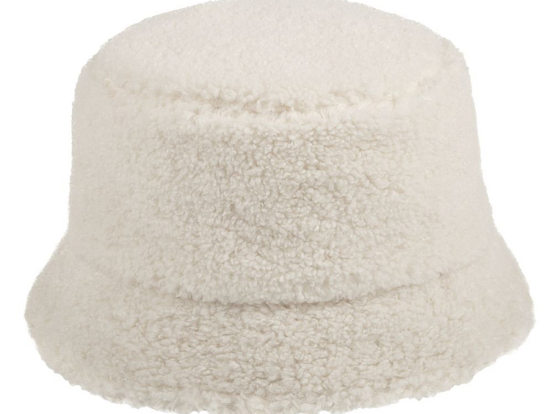 Панама Oblako, утепленная, молочно-белая