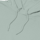 Толстовка с капюшоном унисекс Hoodie, серо-зеленая