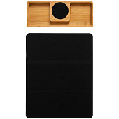 Настольный органайзер Midstream с зарядкой и ковриком для мыши