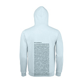 Худи «Почти полный Пи», голубое