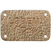 Лейбл Corolla Metal, S, золотой