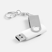 Флешка Twist, белая, 16 Гб