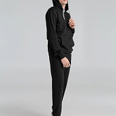 Толстовка на молнии с капюшоном Unit Siverga, черная