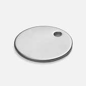 Шильдик металлический Alfa Sirkel, серебристый