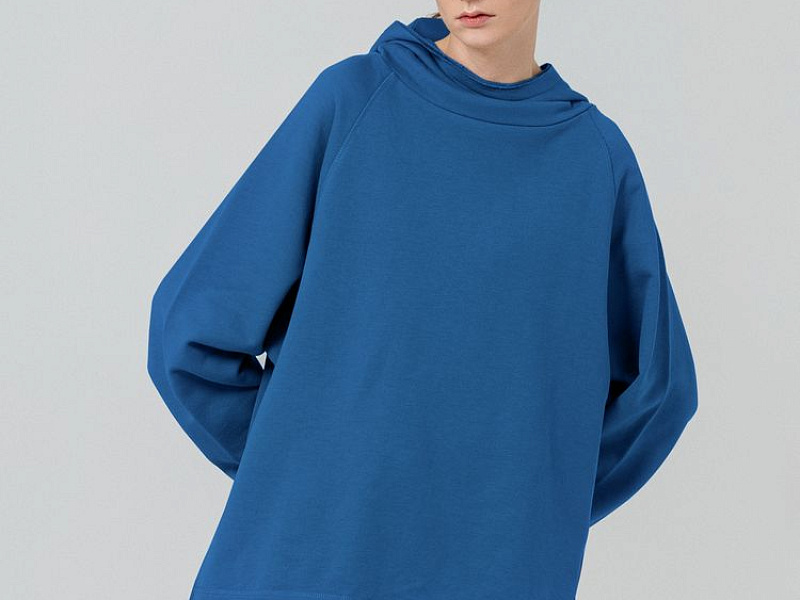 Худи унисекс Vozduh 1.0, синее