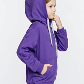 Толстовка с капюшоном детская Kirenga Kids, фиолетовая