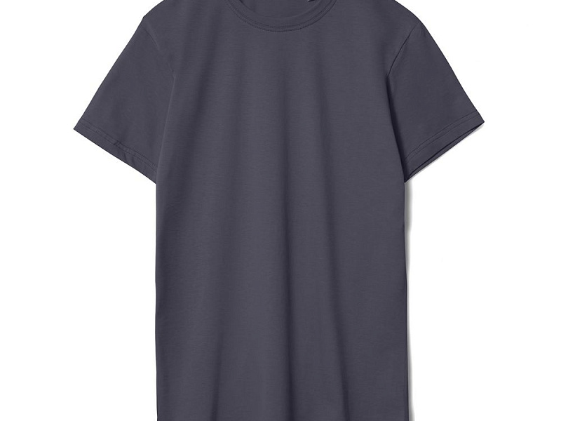 Футболка унисекс T-Bolka 160, темно-серая (графит)