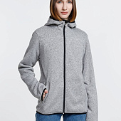 Куртка с капюшоном унисекс Gotland, серая