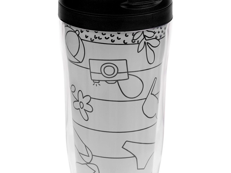 Термостакан с раскраской «Я рисую»