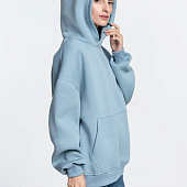 Худи Kulonga Oversize, серо-голубое