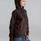 Толстовка с капюшоном Slam 320, темно-коричневая (шоколад)