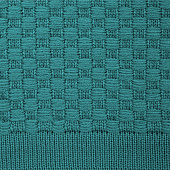 Плед Sheerness, бирюзовый (тиффани)